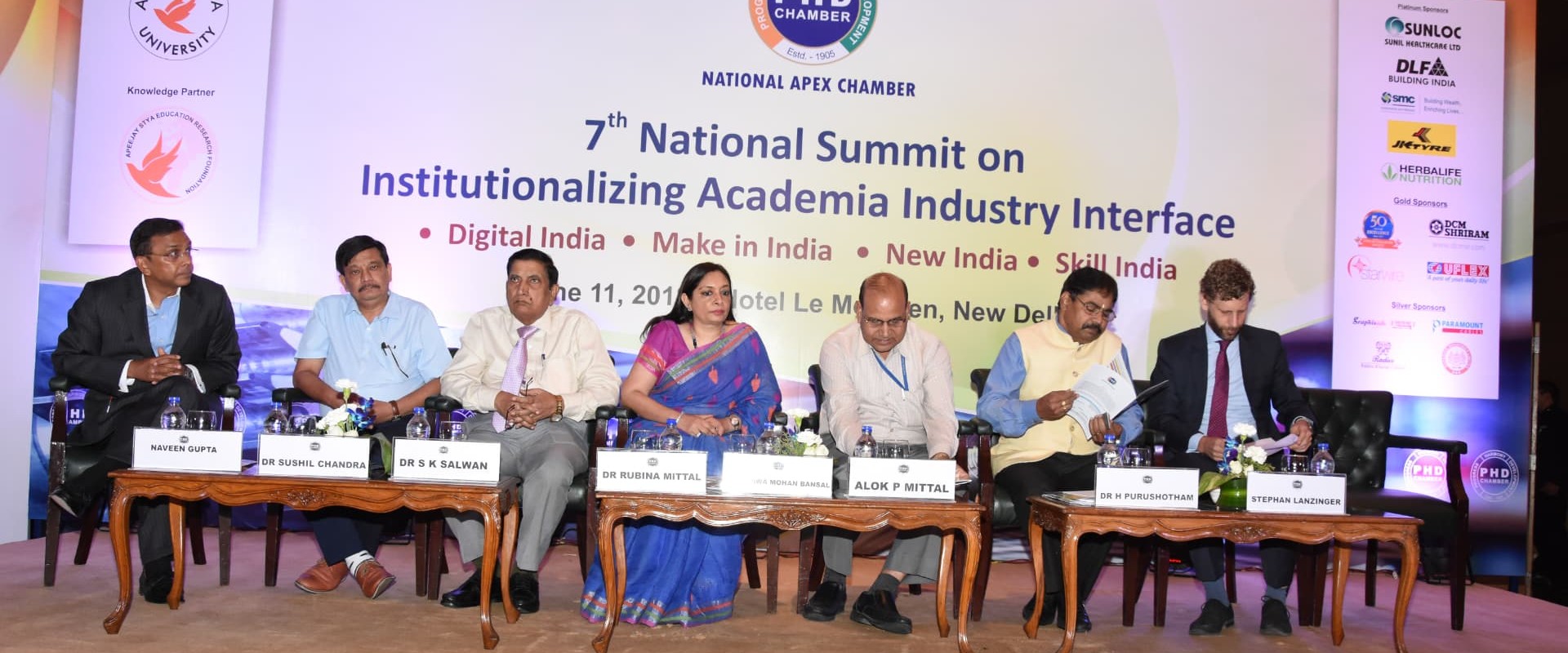 Naveen Gupta at a PHD Chamber seminar on education.