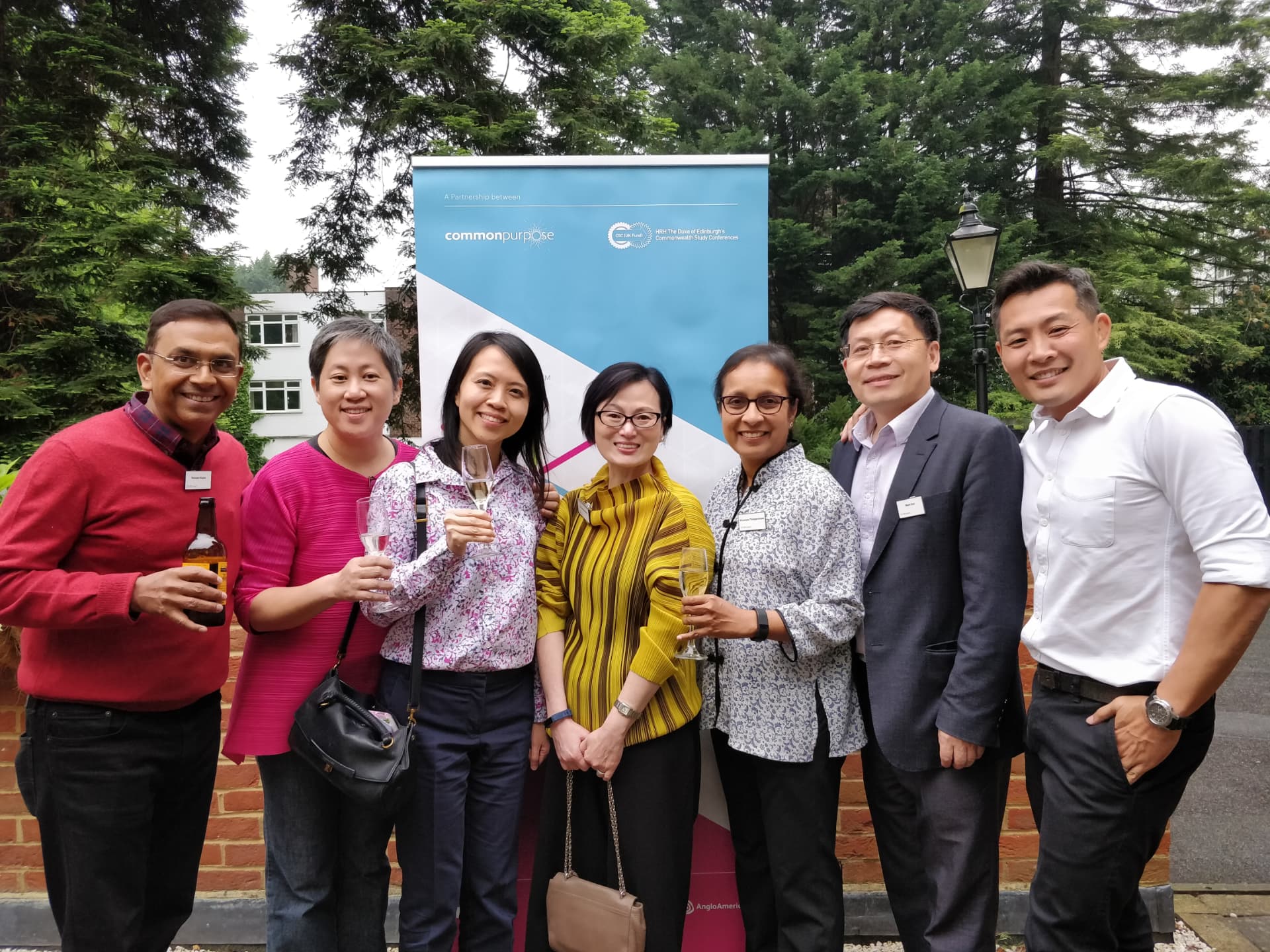 With the Singapore contingent at the CSC Global Leadership Programme Cohort of 2018 in London